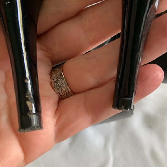 Ruffed Peep Toe Sling Back~ so cute! - Picture 4 of 5